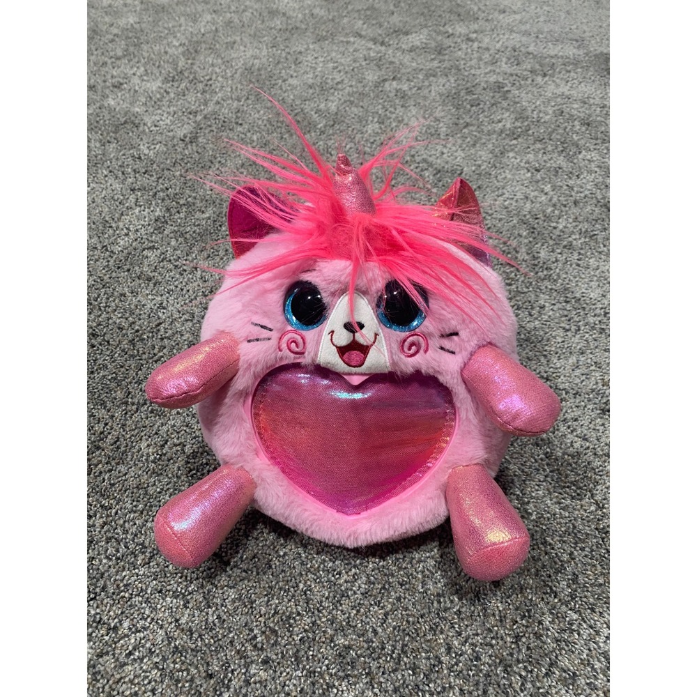 Zuru Rainbocorns Kittycorn Pink Plush Stuffed Animal Unicorn Cat Butterfly Wings